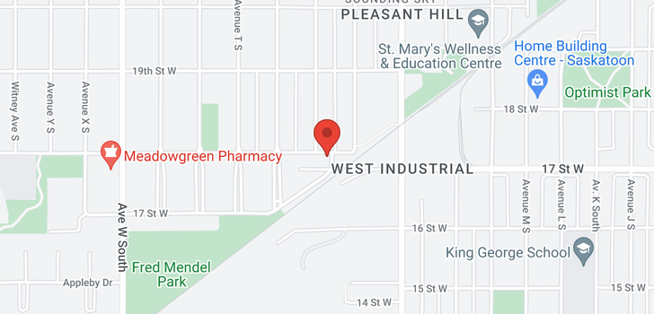 map of 1703 18th ST W
